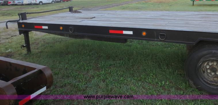image for item D5920 2011 shop built flatbed trailer