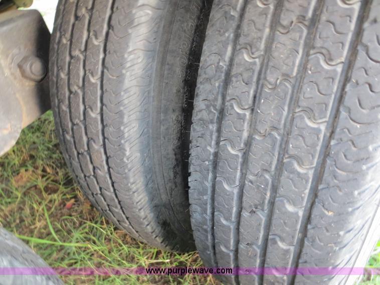 image for item D5920 2011 shop built flatbed trailer