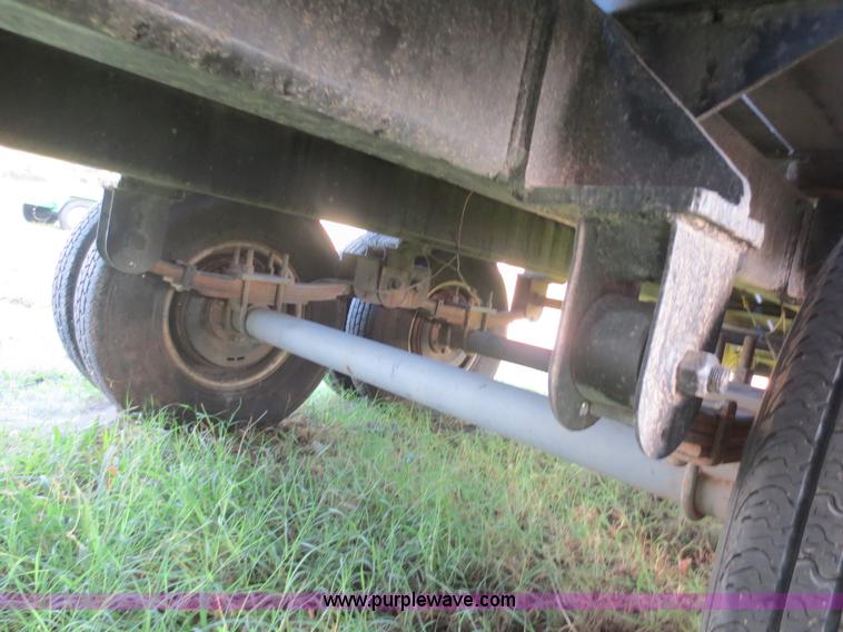 image for item D5920 2011 shop built flatbed trailer