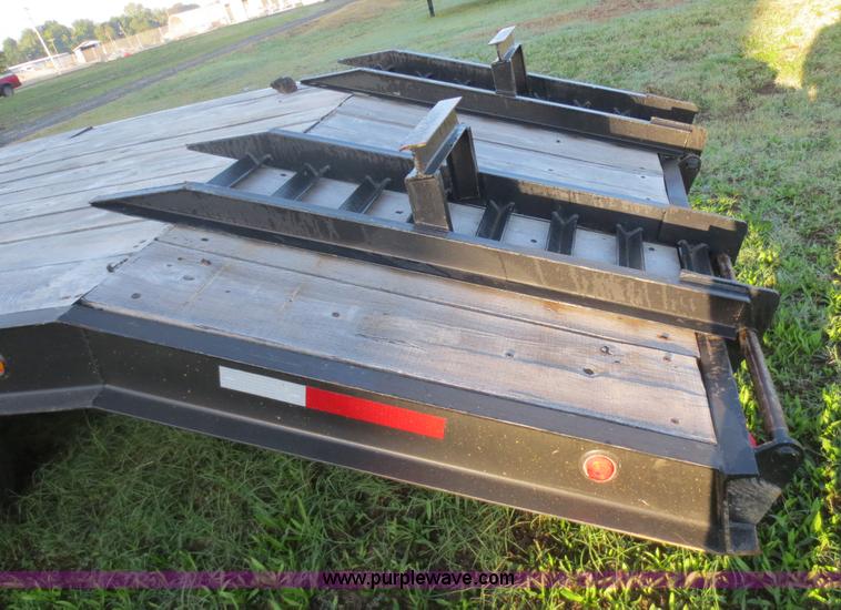 image for item D5920 2011 shop built flatbed trailer