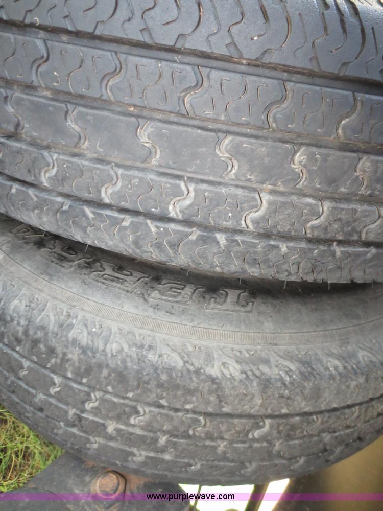 image for item D5920 2011 shop built flatbed trailer