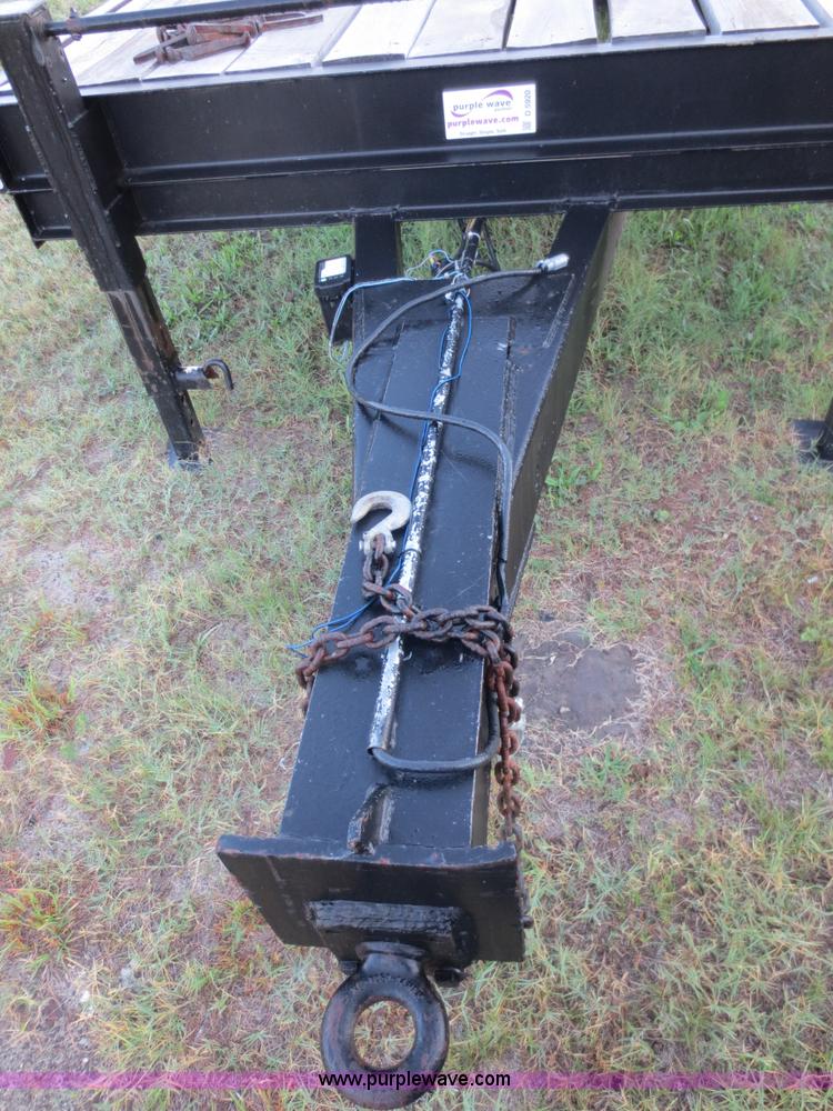 image for item D5920 2011 shop built flatbed trailer