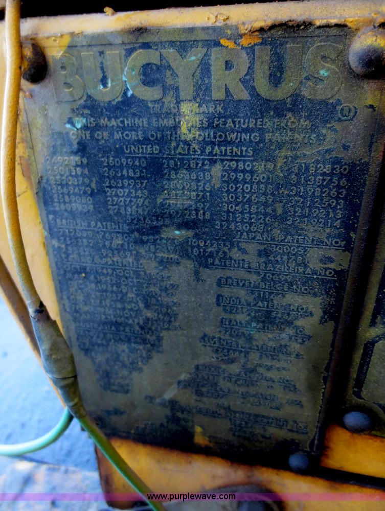 image for item D5922 1967 Bucyrus Erie 45C truck crane