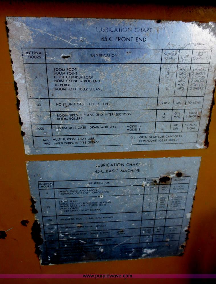 image for item D5922 1967 Bucyrus Erie 45C truck crane