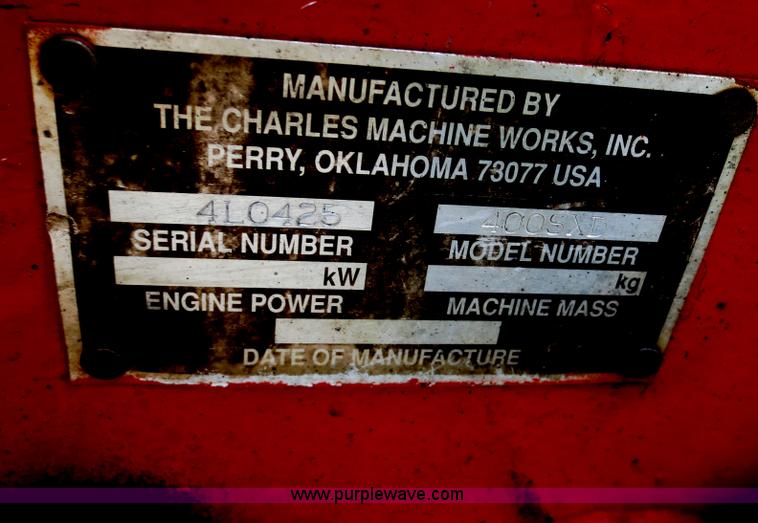 image for item D5927 Ditch Witch 400SXD cable plow