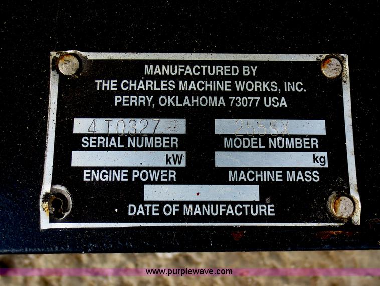 image for item D5929 2000 Ditch Witch 255SX cable plow