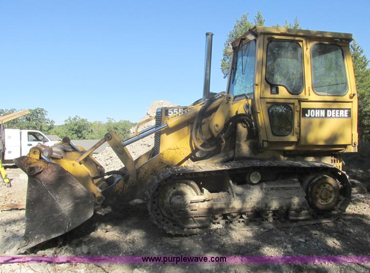 image for item E7404 John Deere 555G Series IV track loader