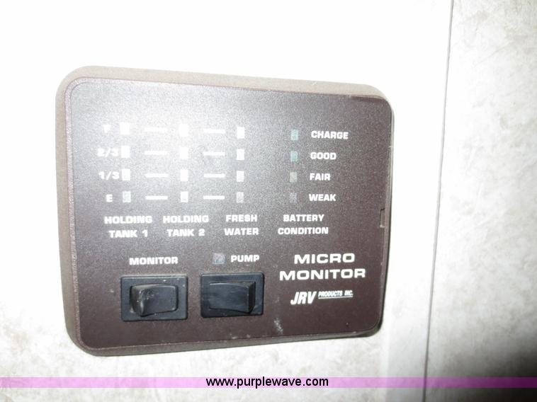 image for item F4402 2002 H&H 28' cargo trailer with living quarters