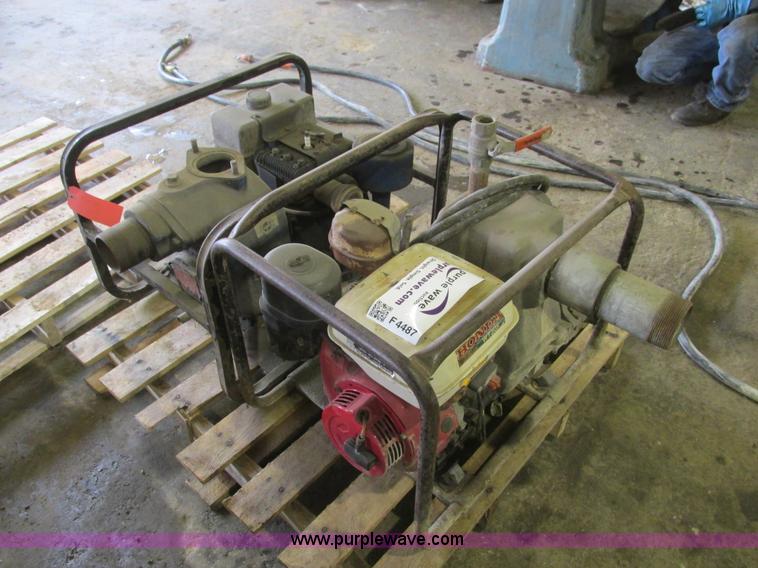 (2) used trash pumps in Liberty, MO Item F4487 sold Purple Wave