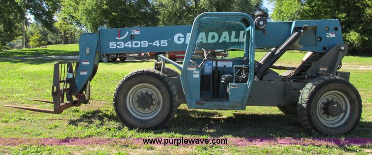 image for item F5306 Gradall 534D9-45 telehandler