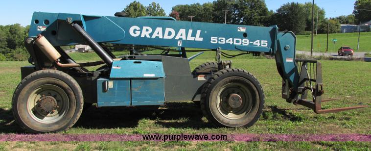 image for item F5306 Gradall 534D9-45 telehandler