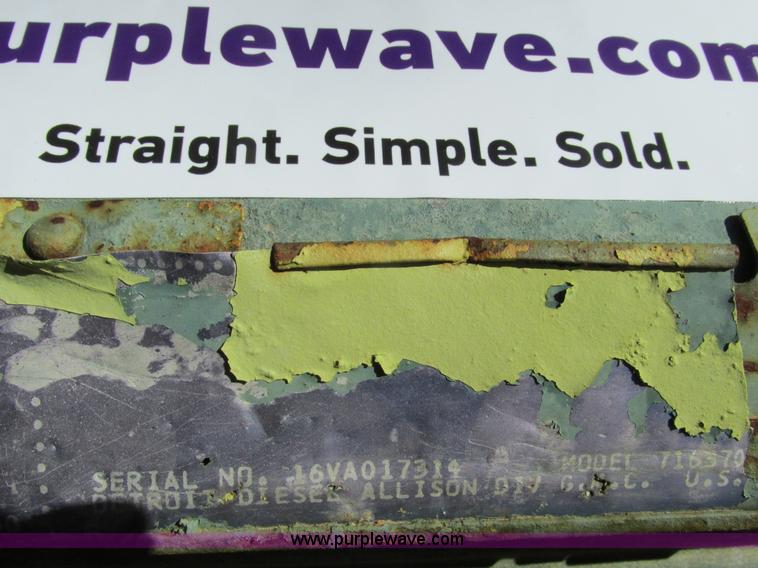 image for item G3014 Detroit 16V71 diesel engine core