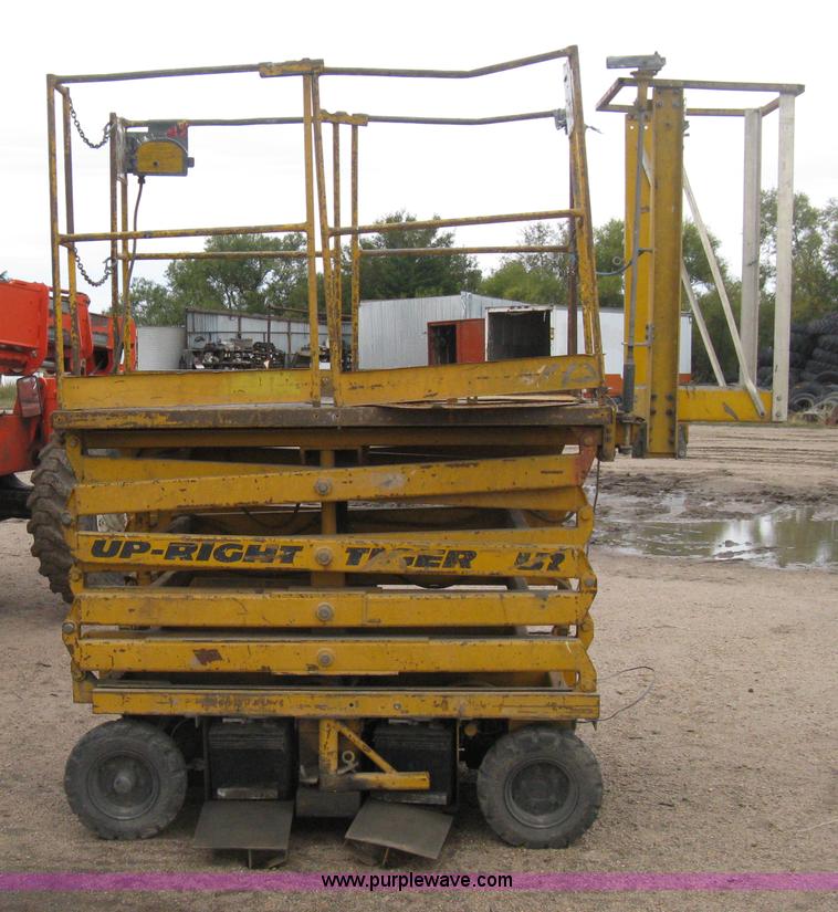 Up Right Tiger electric scissor lift in Kinsley, KS Item H6253 sold