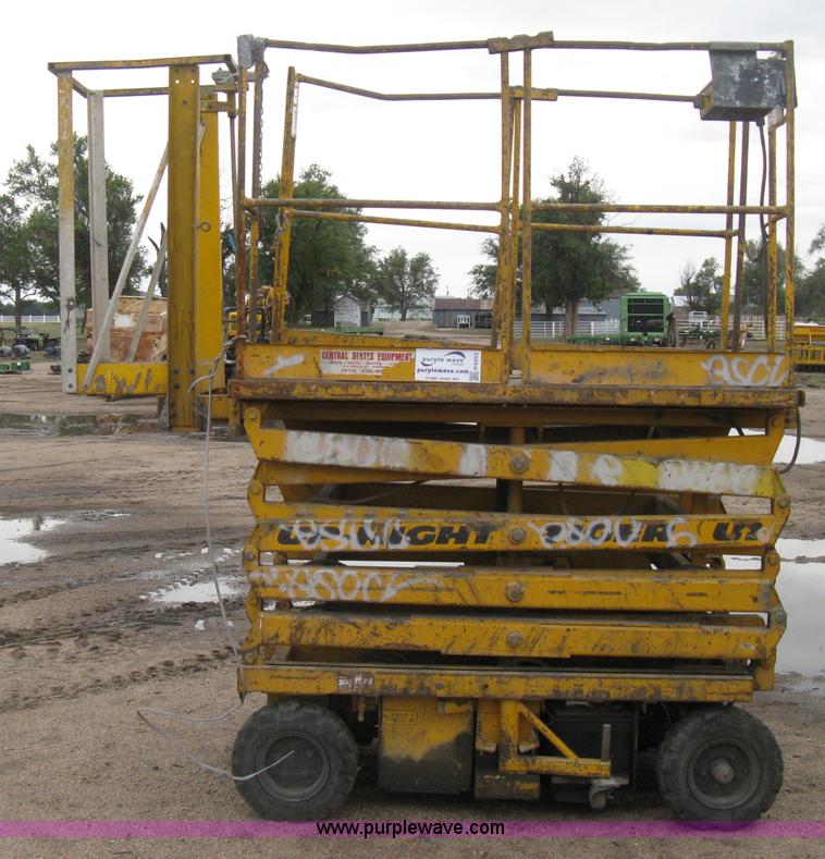 Up Right Tiger electric scissor lift in Kinsley, KS Item H6253 sold