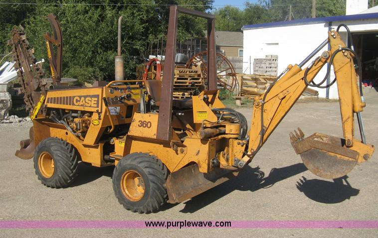 1988 Case 360 trencher in Wichita, KS | Item H6274 sold | Purple Wave