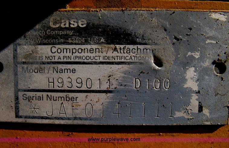 image for item H6275 Case 360 trencher