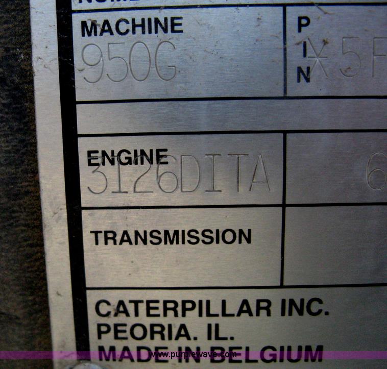 image for item H6340 1999 Caterpillar 950G wheel loader