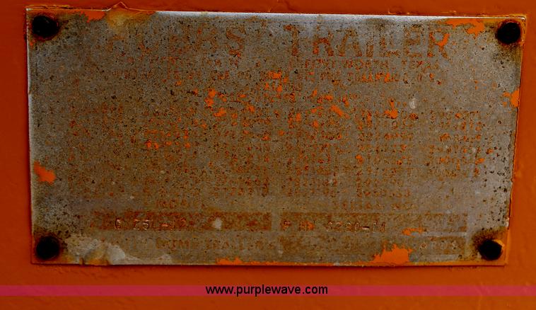 image for item H6852 1975 Fruehauf C25L-J2 lowboy trailer