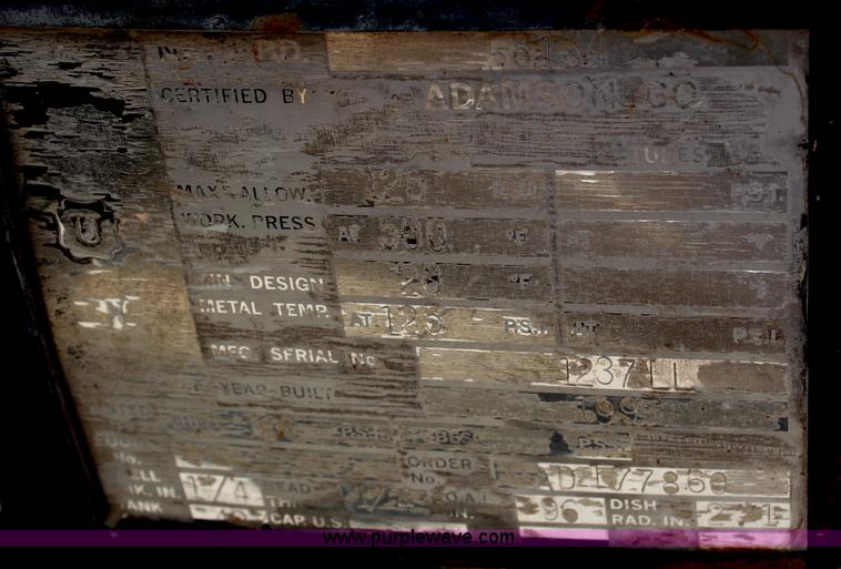 image for item H6985 1994 Ajax boiler and holding tank