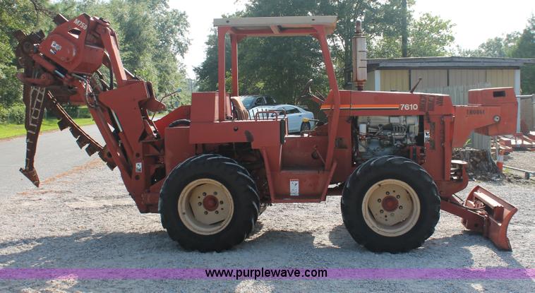 image for item I7933 1997 Ditch Witch 7610DD trencher cable plow