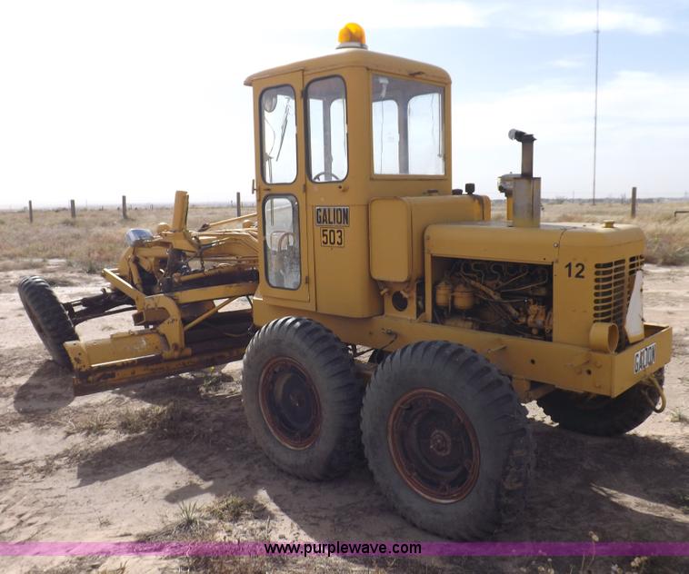 image for item I8430 1962 Galion 503 motor grader