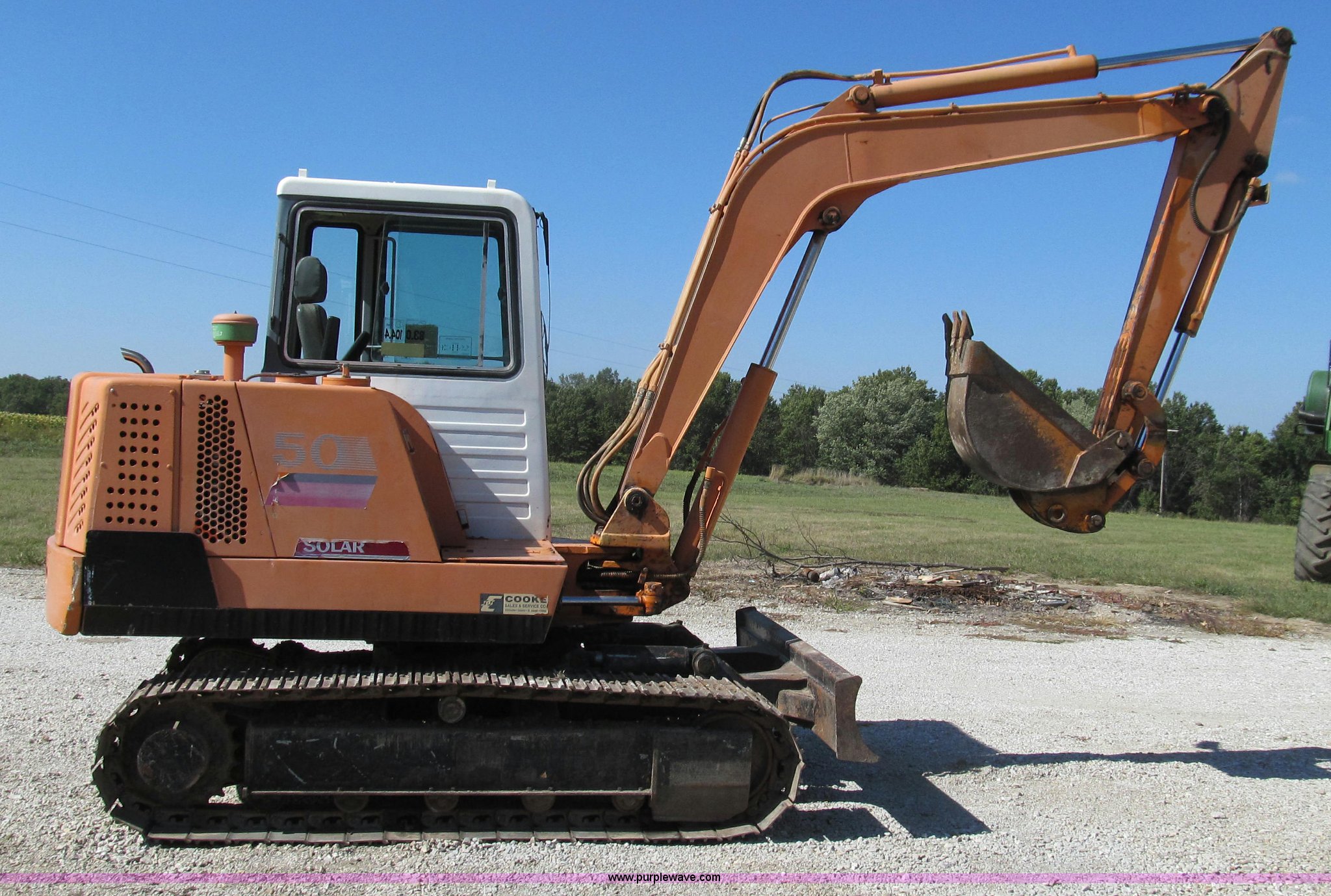 1995 Daewoo DH50 mini excavator Item G2121 10312013