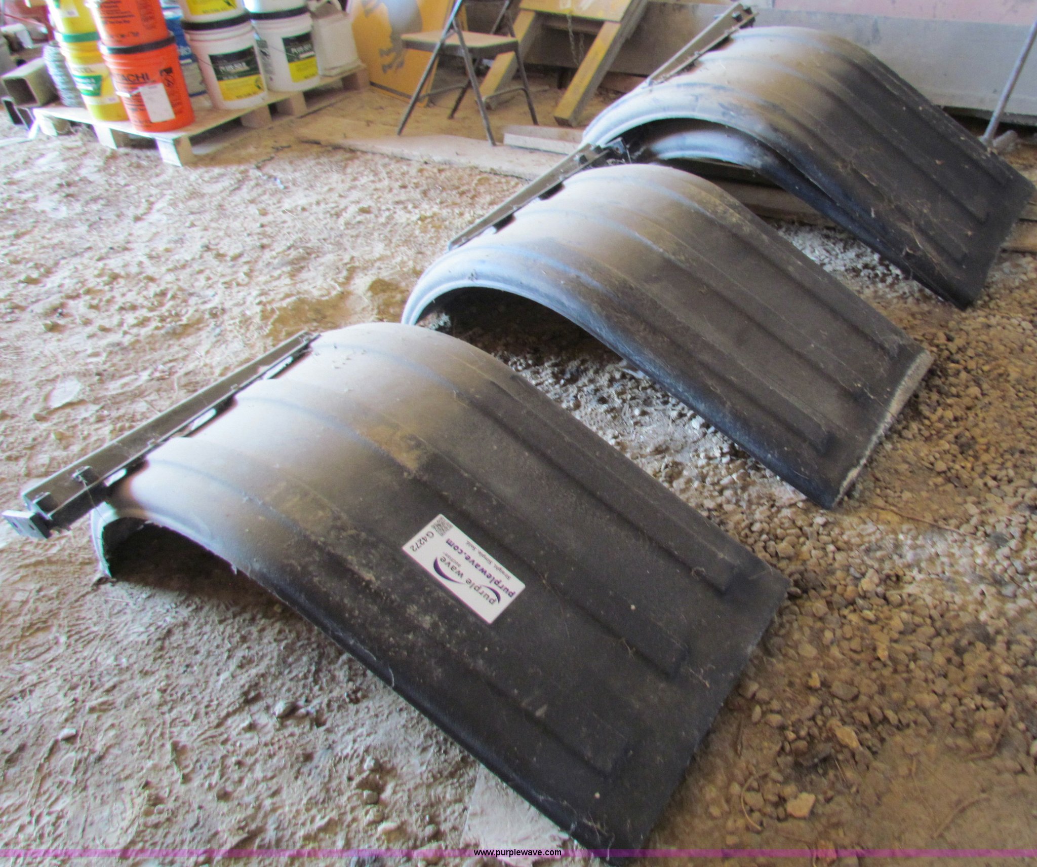 (4) plastic semi truck half fenders in Rose Hill, KS Item G4272 sold