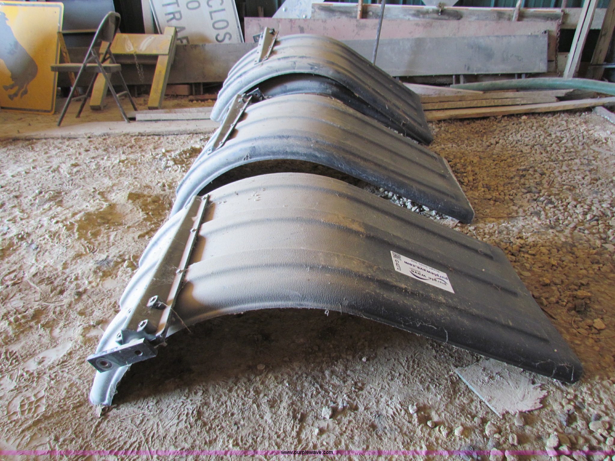 (4) plastic semi truck half fenders in Rose Hill, KS Item G4272 sold