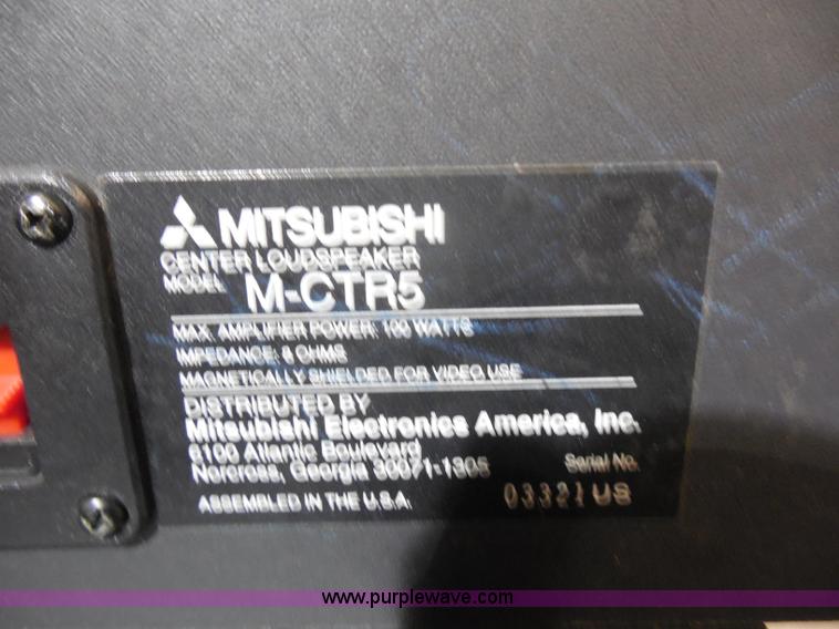 image for item AL9518 Mitsubishi home theater speakers