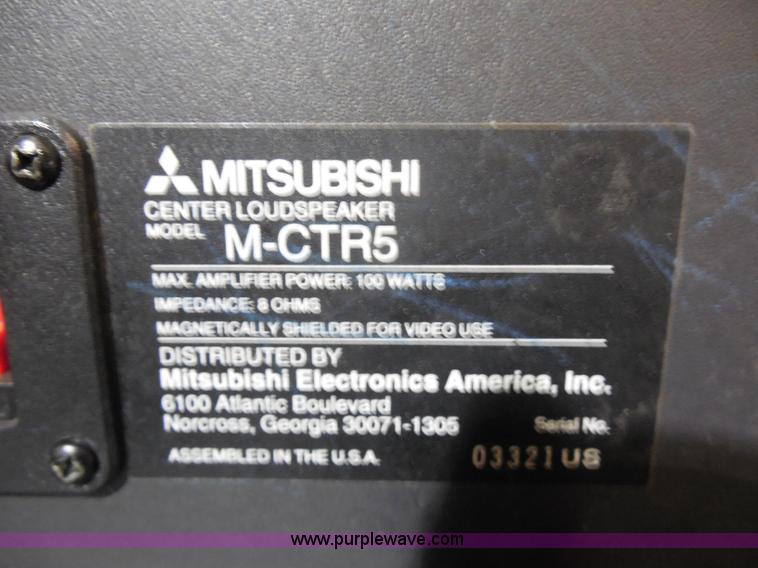 image for item AL9518 Mitsubishi home theater speakers
