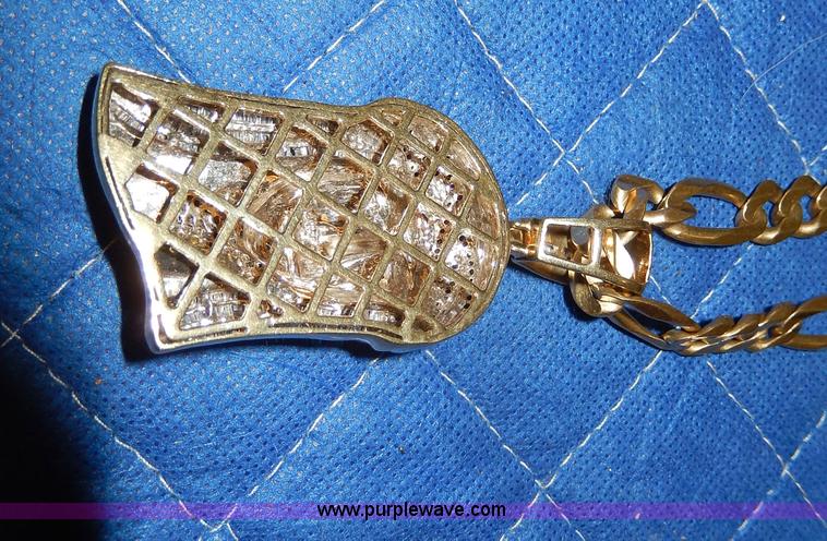 image for item AT9327 Religious men's necklace with stones