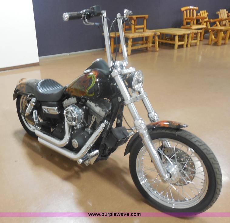 image for item AT9378 2008 Harley Davidson Dyna Street Bob FXDBI motorcycle