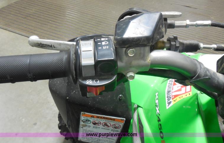 image for item AT9407 2008 Kawasaki KFX450 four wheeler