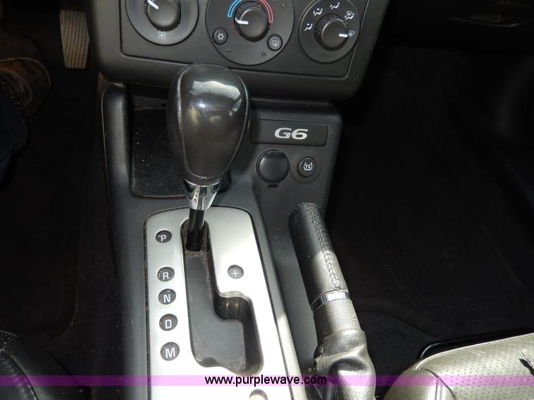 image for item H9618 2005 Pontiac G6 GT