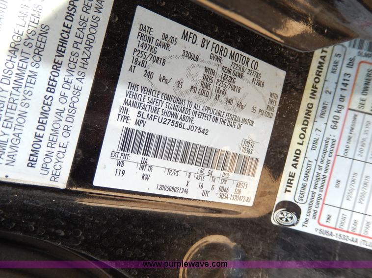 image for item H9626 2006 Lincoln Navigator Limited Edition SUV