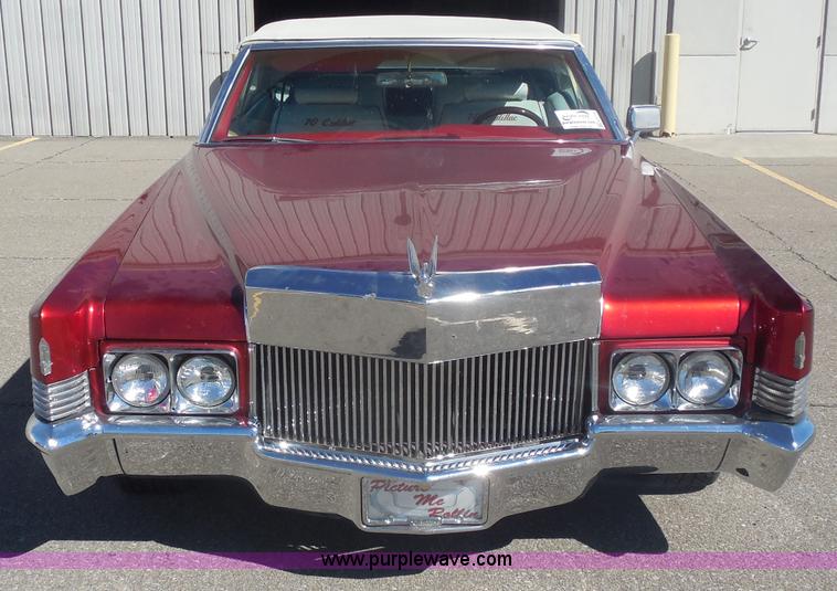 image for item H9710 1970 Cadillac convertible