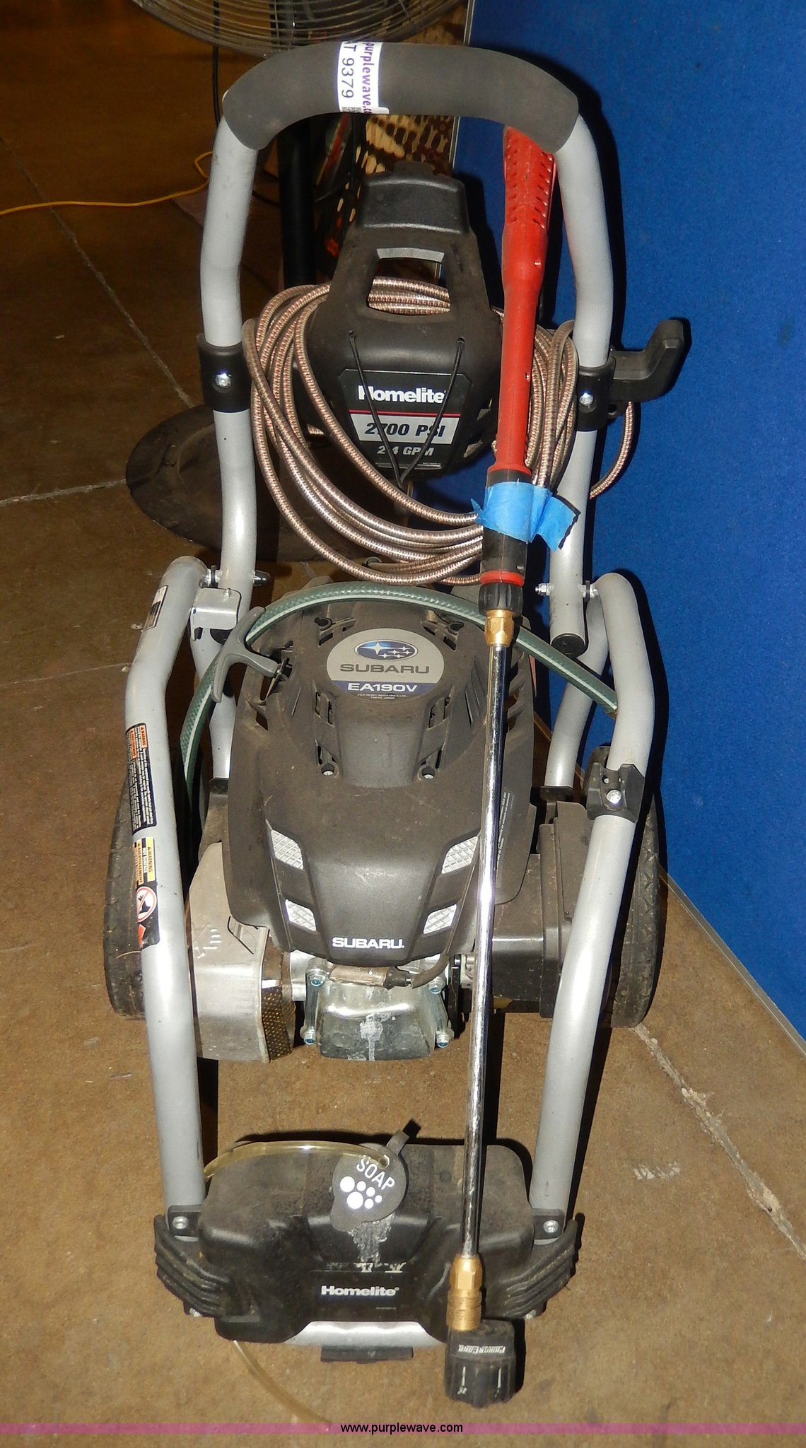 Homelite power washer in Manhattan, KS Item AT9379 sold Purple Wave