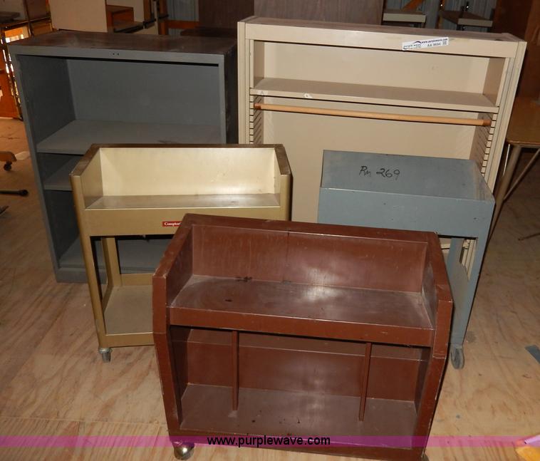 image for item AA9694 (5) assorted metal rolling carts