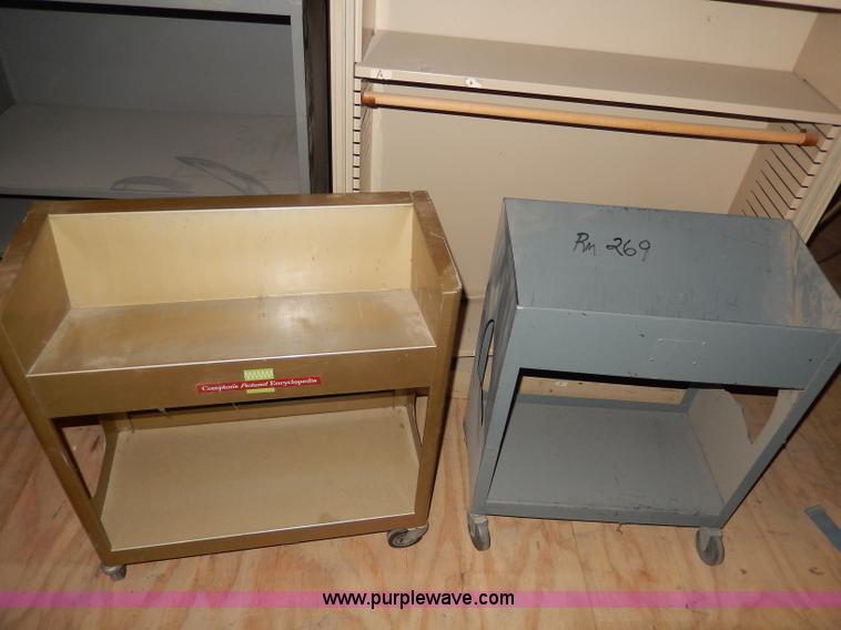 image for item AA9694 (5) assorted metal rolling carts