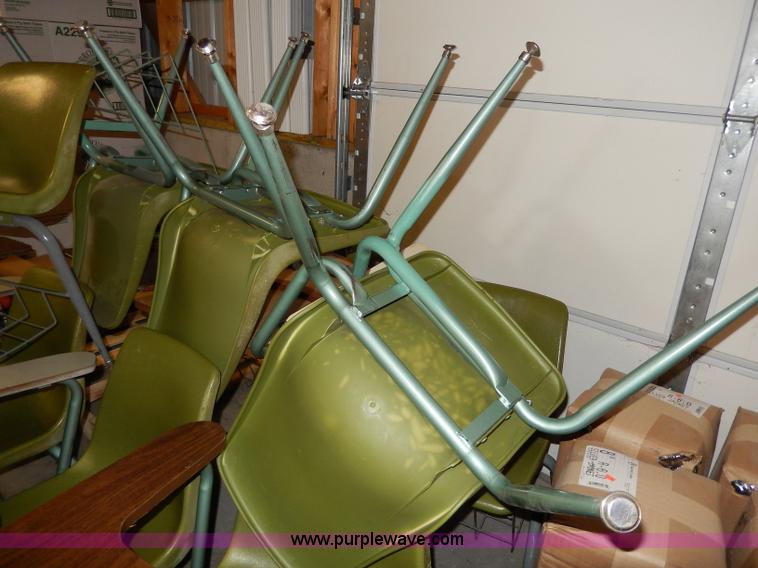 image for item AA9703 (15) student desks with chairs