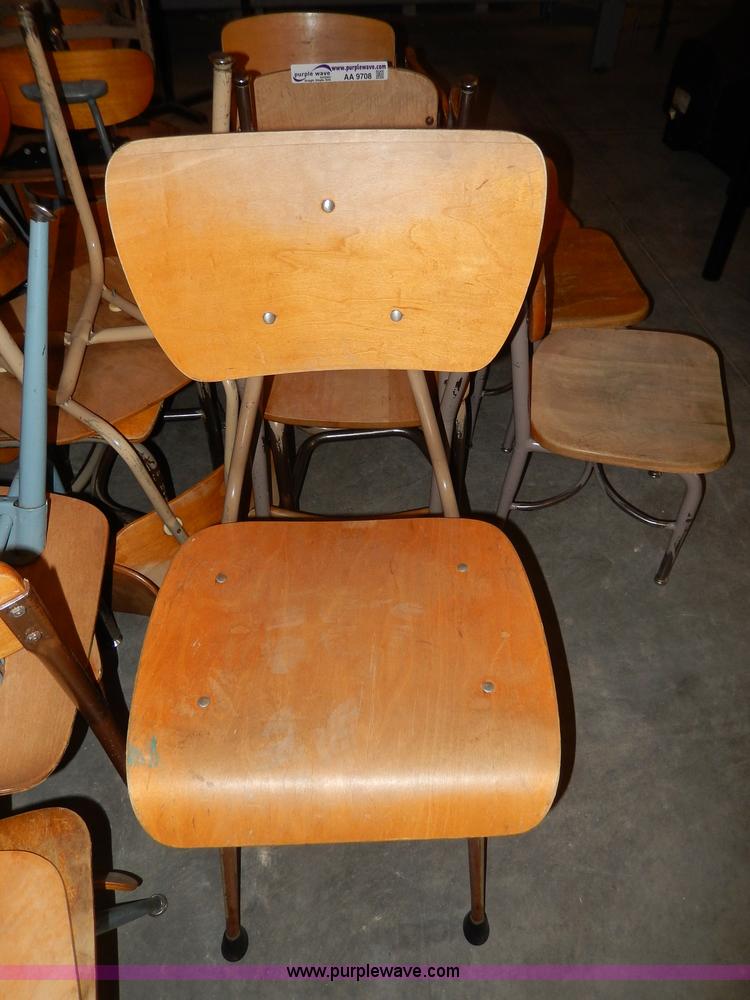 image for item AA9708 Approximately 40 student chairs