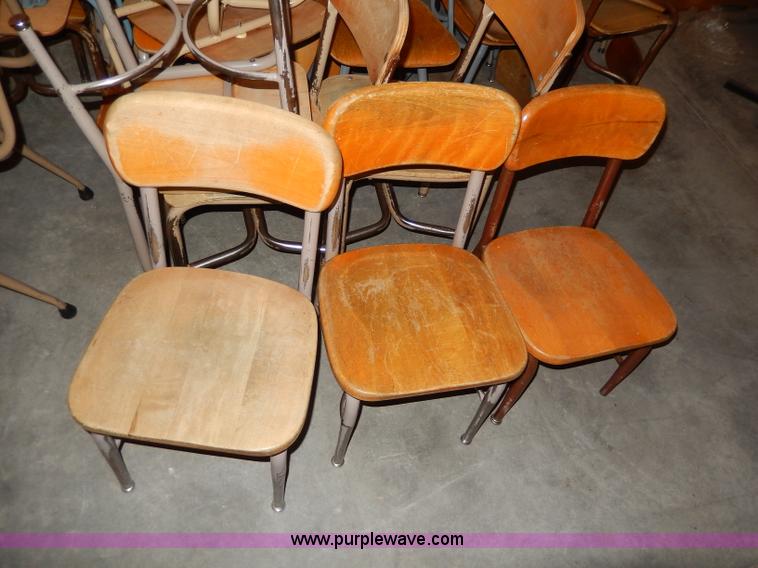 image for item AA9708 Approximately 40 student chairs