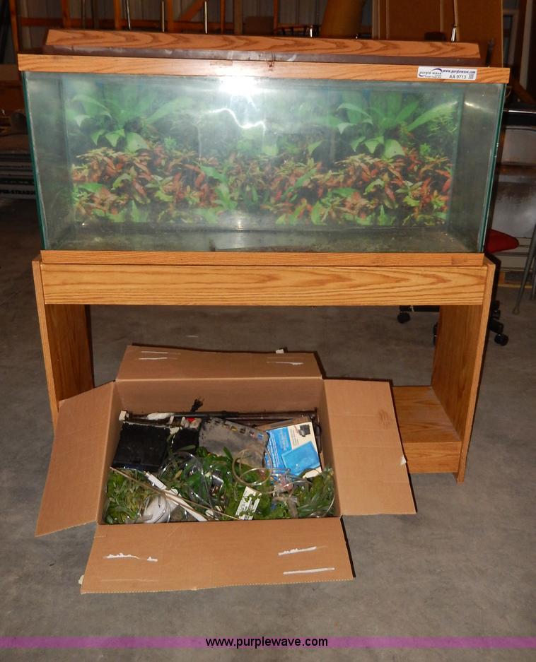 image for item AA9713 40 gallon aquarium with stand