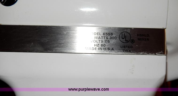 image for item AA9718 (3) Kitchen Aid mixers