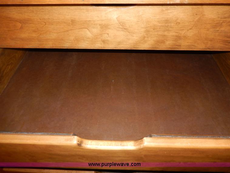 image for item AA9726 (2) wood poster board/banner storage cabinets