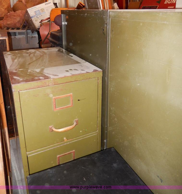 image for item AA9728 (6) assorted metal filing cabinets