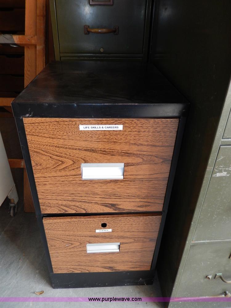 image for item AA9728 (6) assorted metal filing cabinets