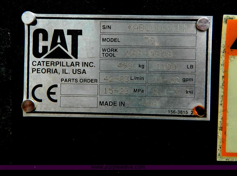 image for item AD9946 Caterpillar T9 skid steer trencher