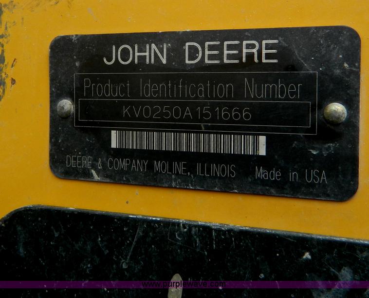 image for item AD9948 2000 John Deere 250 skid steer