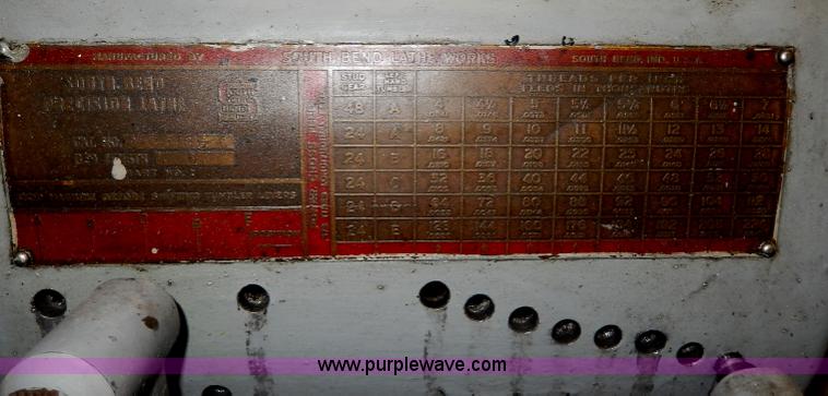 image for item AP9989 South Bend 14.5 metal lathe